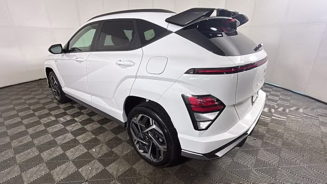 2024 Atlas White Hyundai Kona N Line AWD SUV