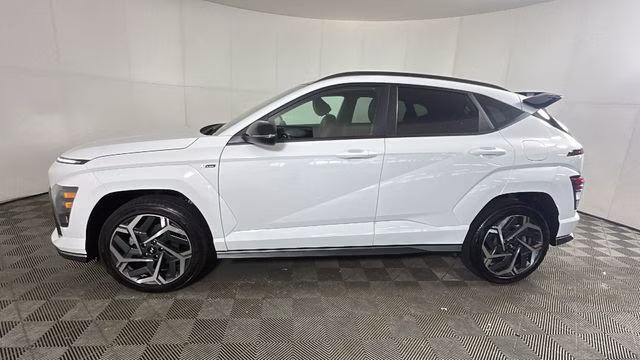2024 Atlas White Hyundai Kona N Line AWD SUV