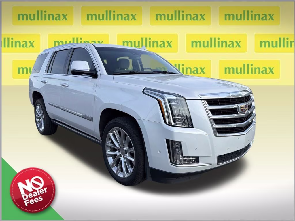 2019 Crystal White Cadillac Escalade Premium Luxury RWD SUV