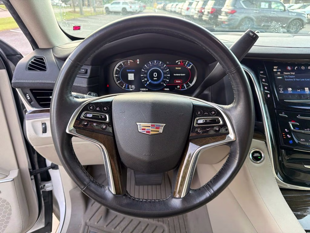 2019 Crystal White Cadillac Escalade Premium Luxury RWD SUV