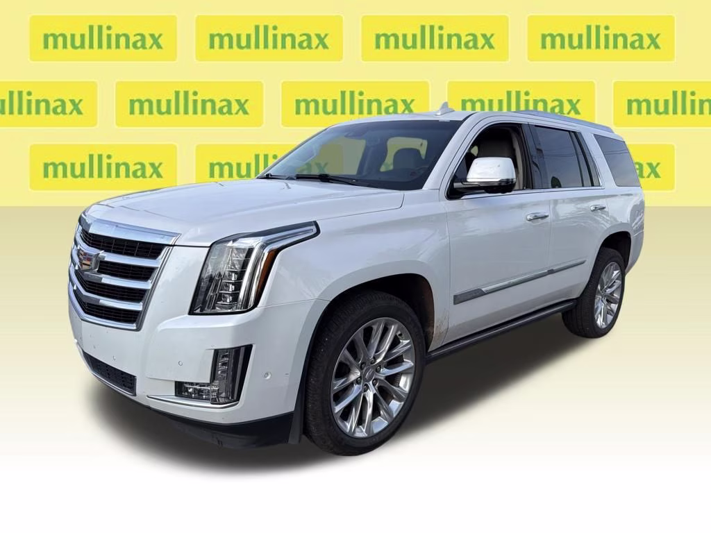 2019 Crystal White Cadillac Escalade Premium Luxury RWD SUV