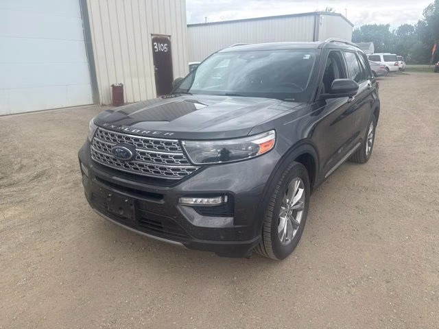 2020 Gray Ford Explorer Limited 4X4 SUV