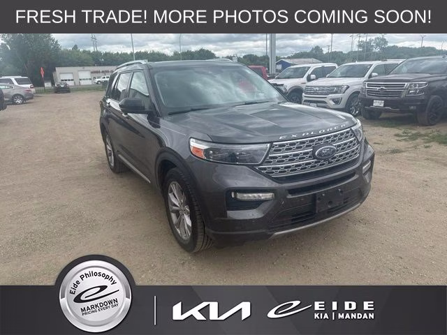 2020 Gray Ford Explorer Limited 4X4 SUV