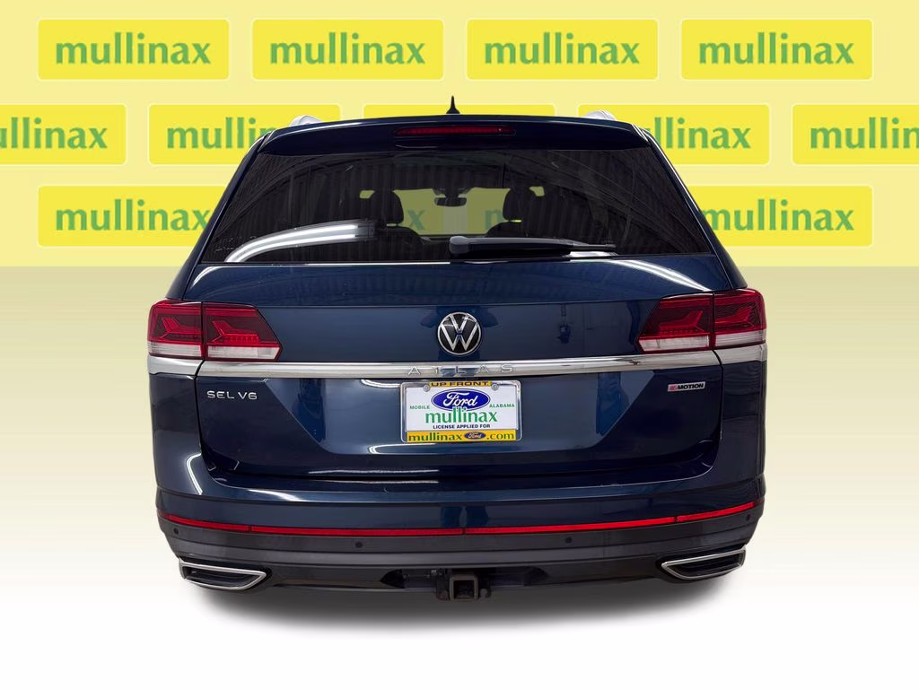 2021 Tourmaline Blue Metallic Volkswagen Atlas SEL Premium AWD SUV