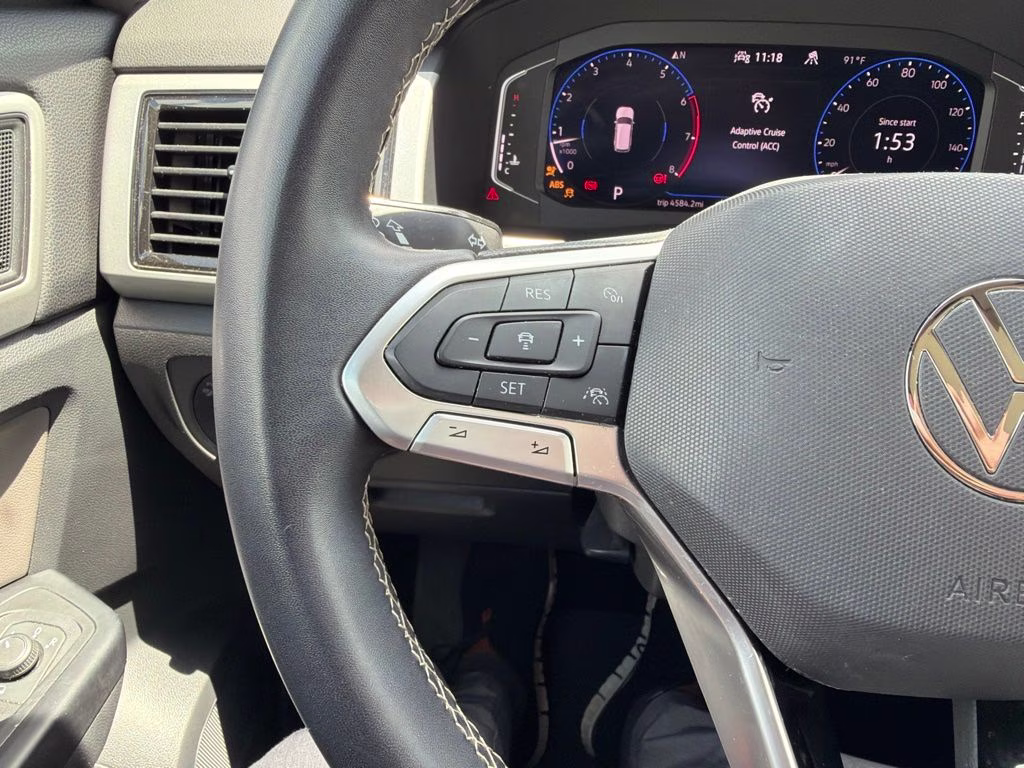 2021 Tourmaline Blue Metallic Volkswagen Atlas SEL Premium AWD SUV