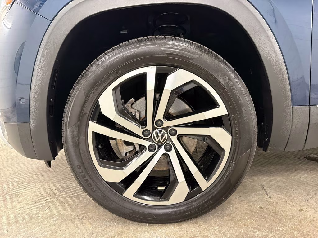 2021 Tourmaline Blue Metallic Volkswagen Atlas SEL Premium AWD SUV