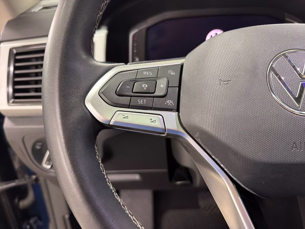 2021 Tourmaline Blue Metallic Volkswagen Atlas SEL Premium AWD SUV