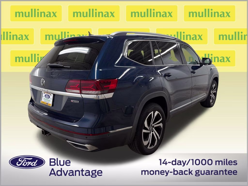 2021 Tourmaline Blue Metallic Volkswagen Atlas SEL Premium AWD SUV