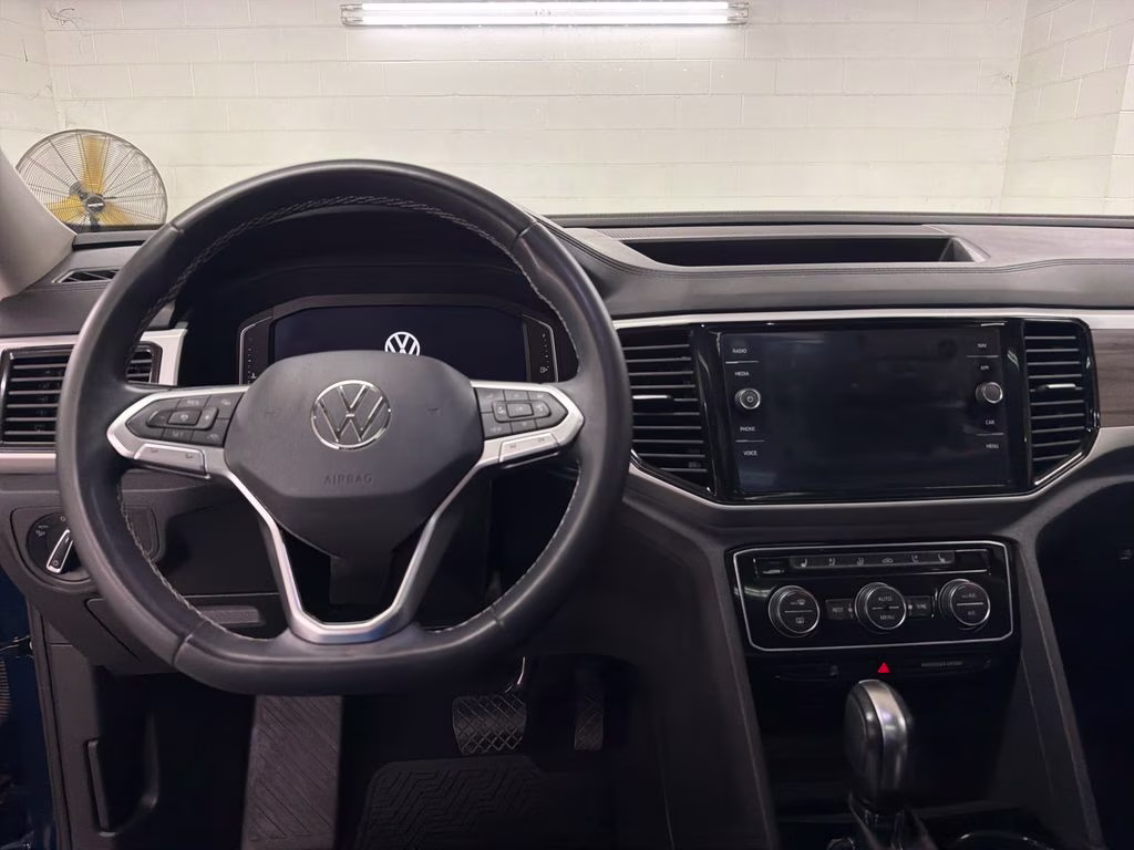 2021 Tourmaline Blue Metallic Volkswagen Atlas SEL Premium AWD SUV