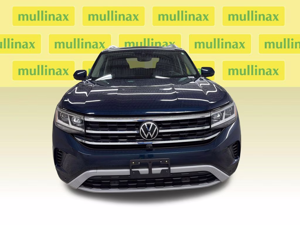 2021 Tourmaline Blue Metallic Volkswagen Atlas SEL Premium AWD SUV