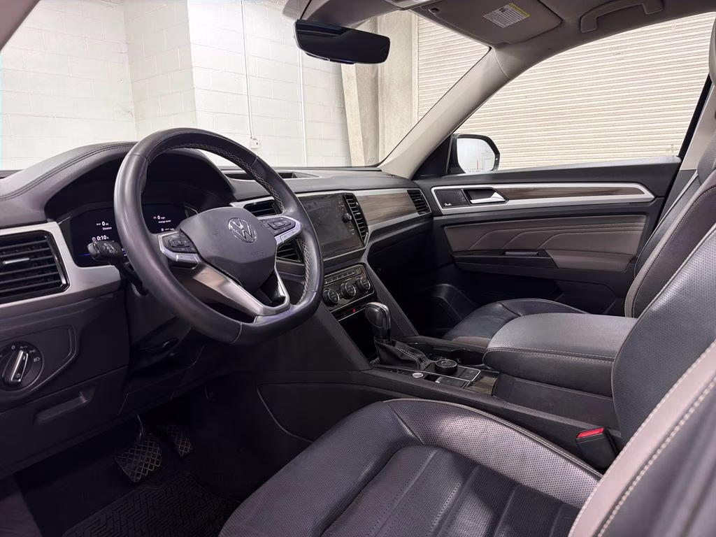 2021 Tourmaline Blue Metallic Volkswagen Atlas SEL Premium AWD SUV
