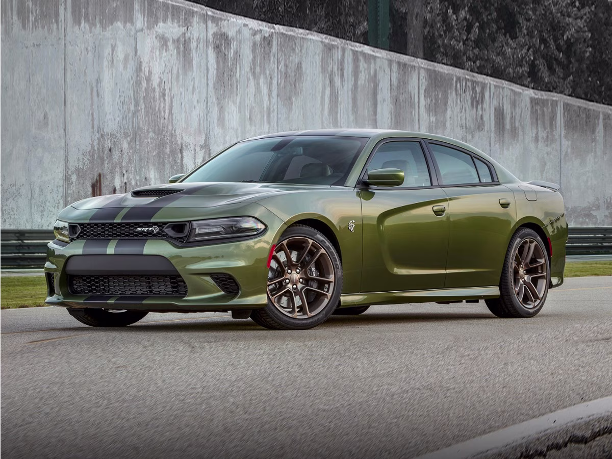 2019 White Dodge Charger SRT Hellcat RWD Sedan