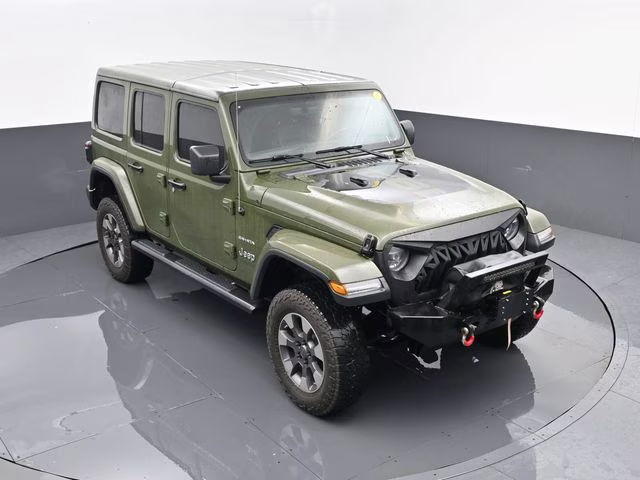 2020 Sarge Green Clearcoat Jeep Wrangler Unlimited Sahara 4X4 SUV