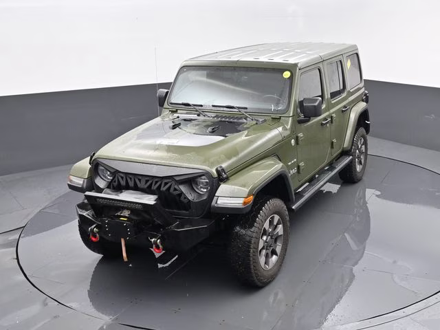 2020 Sarge Green Clearcoat Jeep Wrangler Unlimited Sahara 4X4 SUV