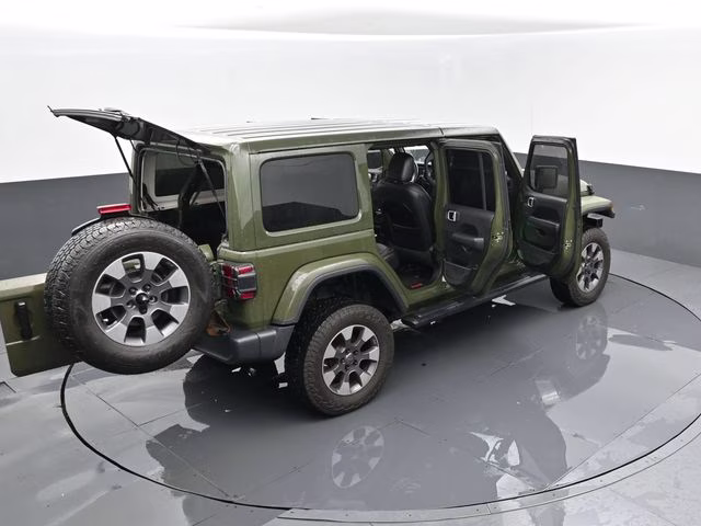 2020 Sarge Green Clearcoat Jeep Wrangler Unlimited Sahara 4X4 SUV