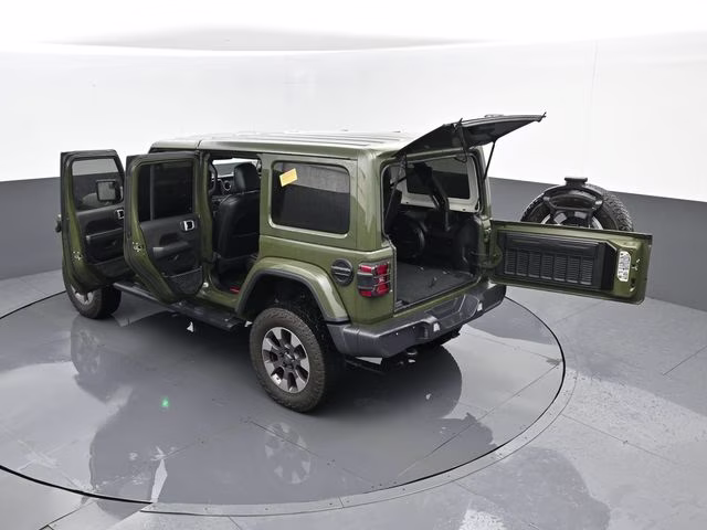 2020 Sarge Green Clearcoat Jeep Wrangler Unlimited Sahara 4X4 SUV