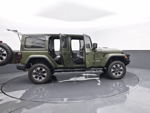 2020 Sarge Green Clearcoat Jeep Wrangler Unlimited Sahara 4X4 SUV