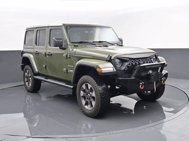 2020 Sarge Green Clearcoat Jeep Wrangler Unlimited Sahara 4X4 SUV