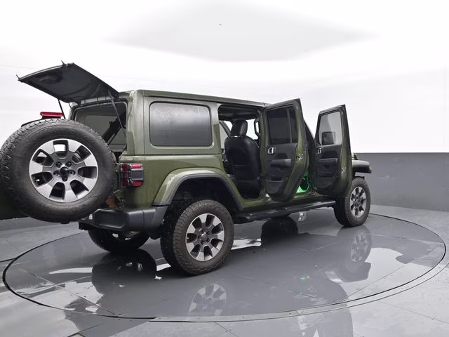 2020 Sarge Green Clearcoat Jeep Wrangler Unlimited Sahara 4X4 SUV