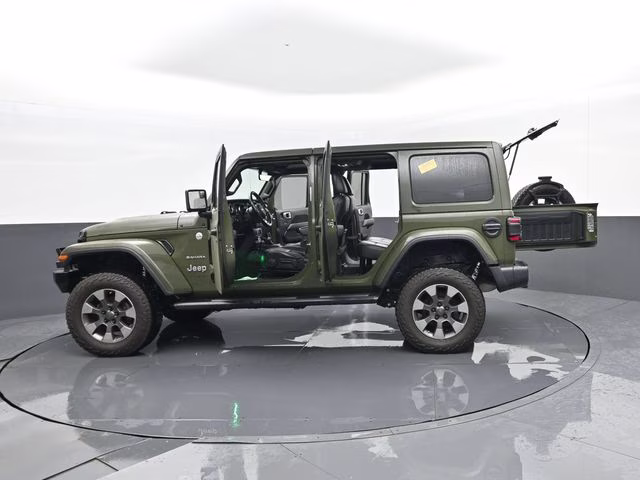 2020 Sarge Green Clearcoat Jeep Wrangler Unlimited Sahara 4X4 SUV