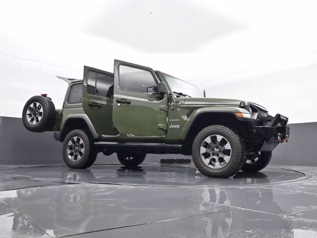 2020 Sarge Green Clearcoat Jeep Wrangler Unlimited Sahara 4X4 SUV