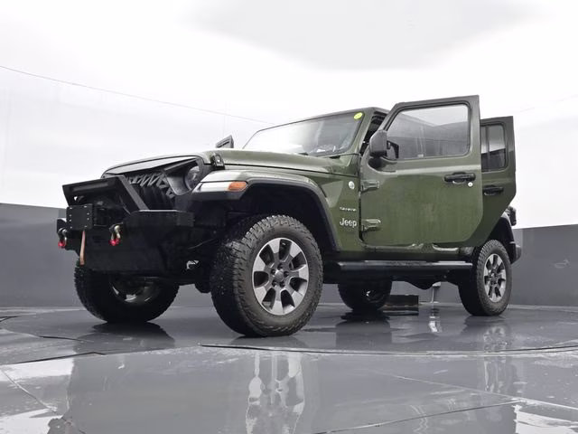 2020 Sarge Green Clearcoat Jeep Wrangler Unlimited Sahara 4X4 SUV