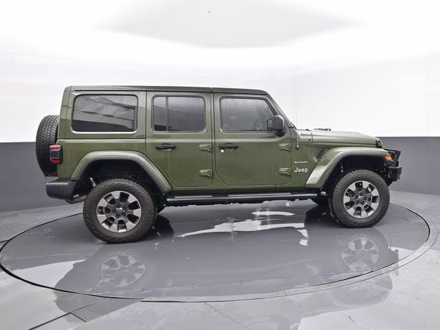 2020 Sarge Green Clearcoat Jeep Wrangler Unlimited Sahara 4X4 SUV