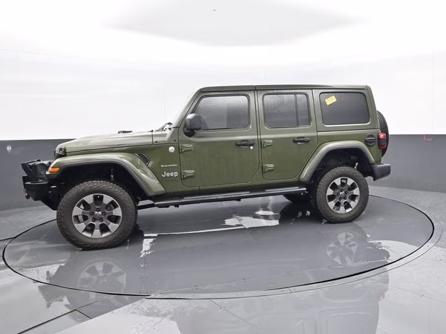 2020 Sarge Green Clearcoat Jeep Wrangler Unlimited Sahara 4X4 SUV