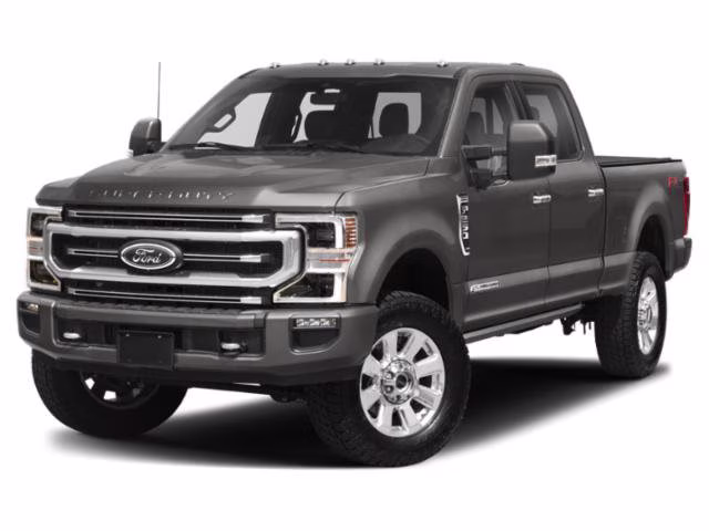 2022 White Metallic Ford Super Duty F-350 SRW Platinum 4X4 Truck