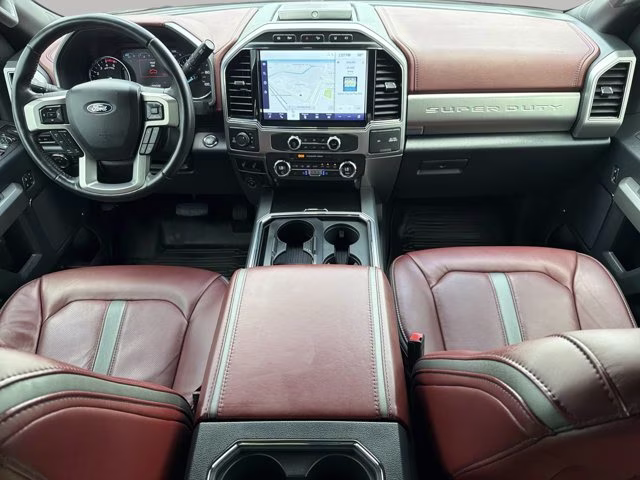 2022 White Metallic Ford Super Duty F-350 SRW Platinum 4X4 Truck