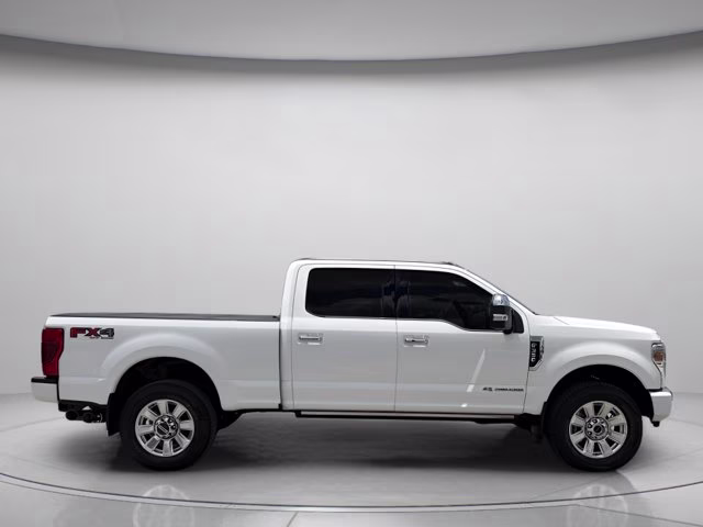 2022 White Metallic Ford Super Duty F-350 SRW Platinum 4X4 Truck