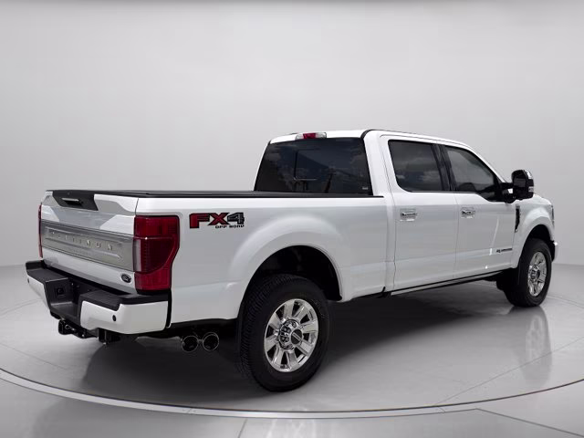 2022 White Metallic Ford Super Duty F-350 SRW Platinum 4X4 Truck