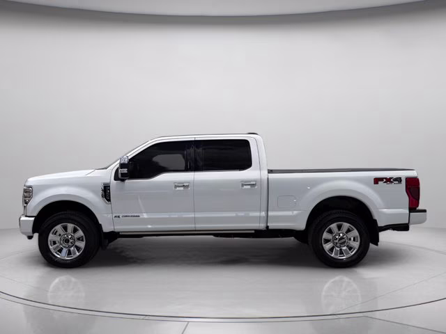 2022 White Metallic Ford Super Duty F-350 SRW Platinum 4X4 Truck