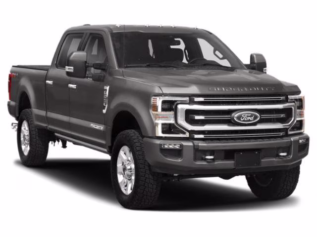 2022 White Metallic Ford Super Duty F-350 SRW Platinum 4X4 Truck
