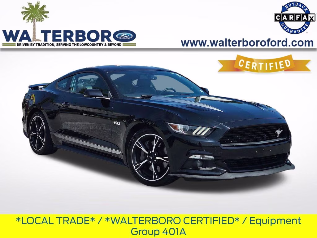 2017 Shadow Black Ford Mustang GT Premium RWD Coupe