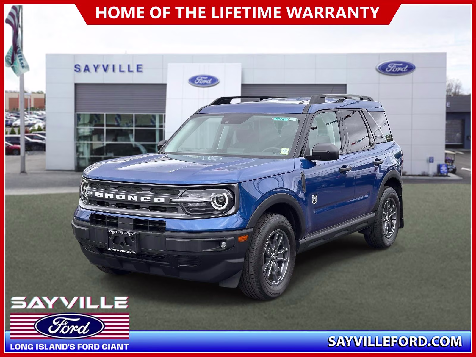 2024 Atlas Blue Metallic Ford Bronco Sport Big Bend 4x4 4X4 SUV