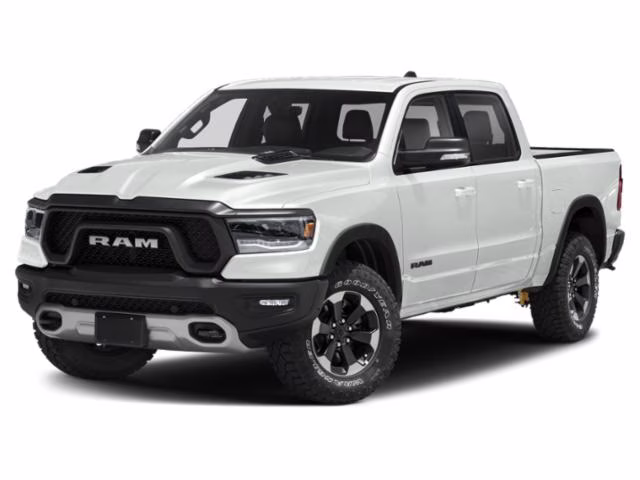 2019 Bright White Clearcoat Ram 1500 Rebel RWD Truck
