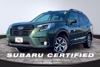 2023 Cascade Green Silica Subaru Forester Premium AWD SUV