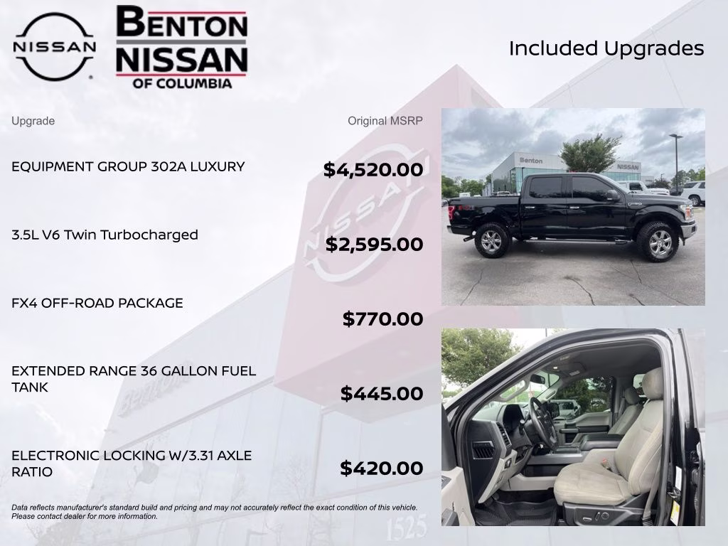 2018 Shadow Black Ford F-150 XLT 4X4 Truck
