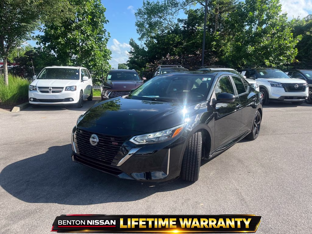 2024 Super Black Nissan Sentra SR FWD Sedan