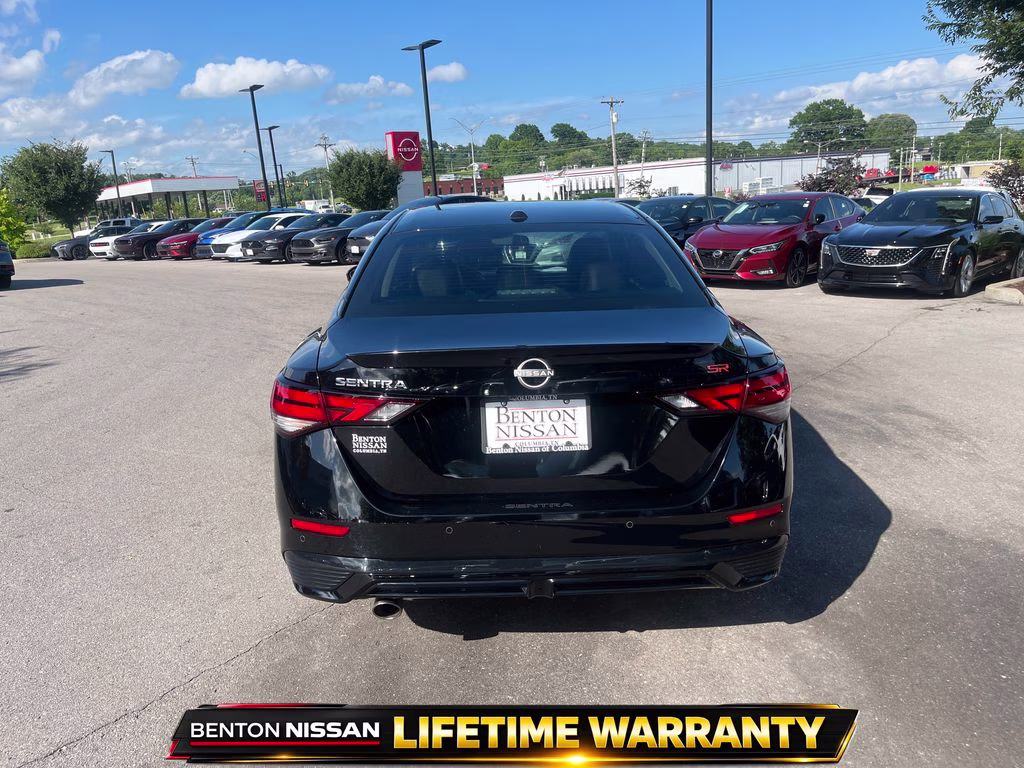 2024 Super Black Nissan Sentra SR FWD Sedan