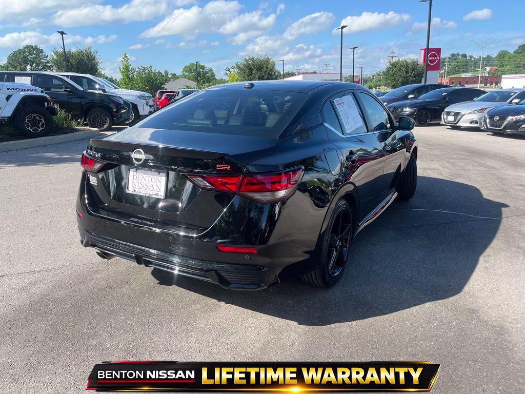 2024 Super Black Nissan Sentra SR FWD Sedan