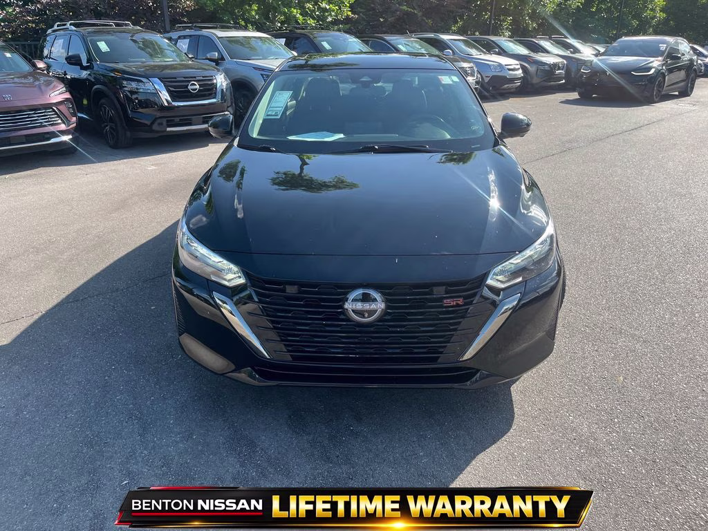 2024 Super Black Nissan Sentra SR FWD Sedan