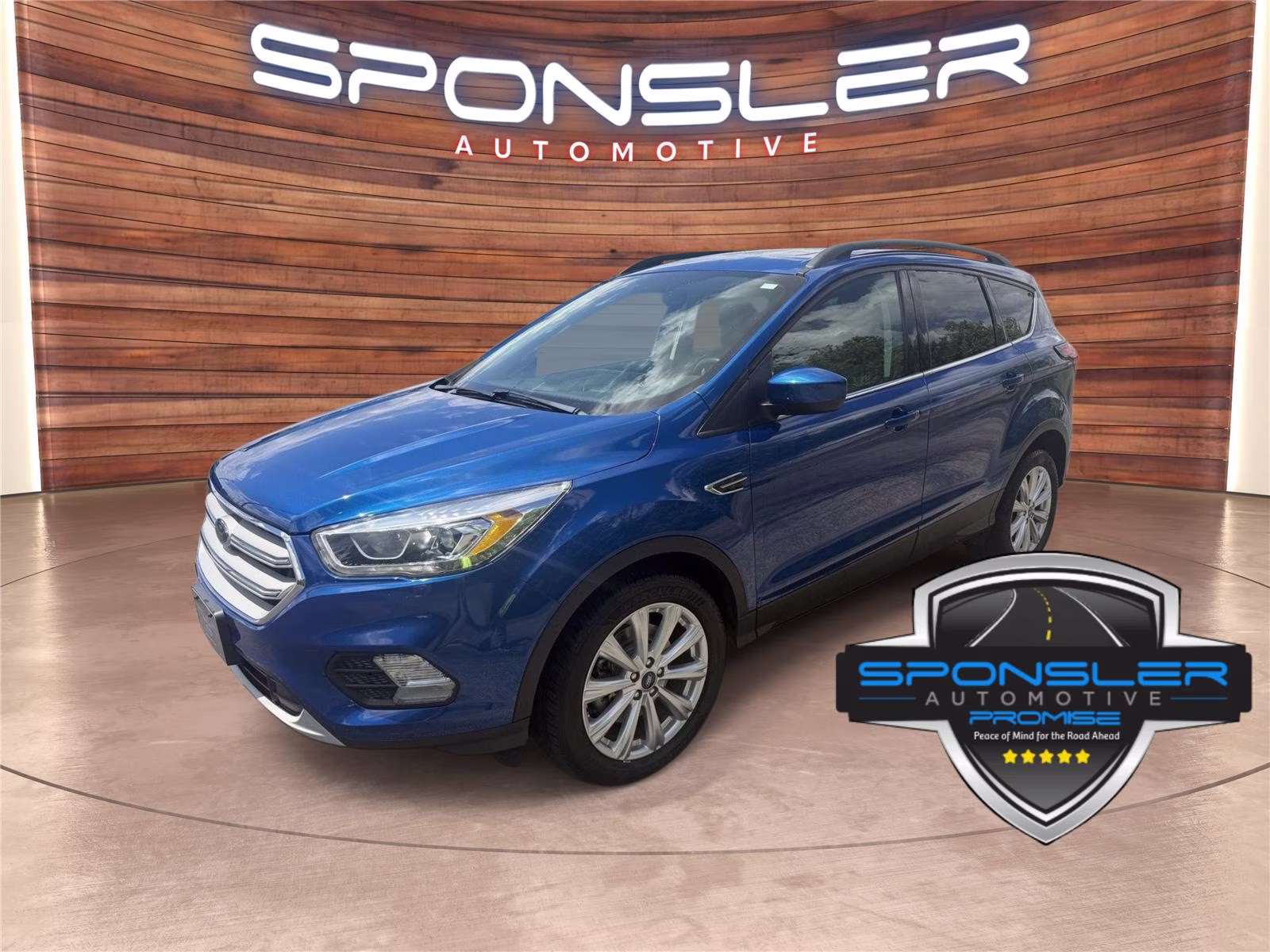 2019 Lightning Blue Metallic Ford Escape SEL 4X4 SUV