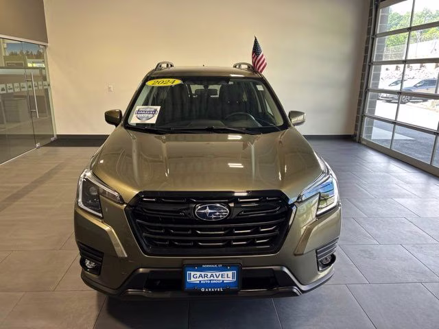 2024 Autumn Green Metallic Subaru Forester Premium AWD SUV
