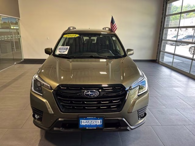 2024 Autumn Green Metallic Subaru Forester Premium AWD SUV