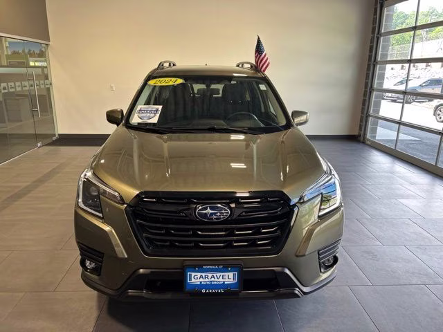 2024 Autumn Green Metallic Subaru Forester Premium AWD SUV