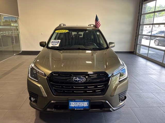 2024 Autumn Green Metallic Subaru Forester Premium AWD SUV