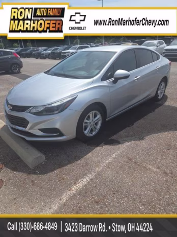 2018 Silver Ice Metallic Chevrolet Cruze LT FWD Sedan