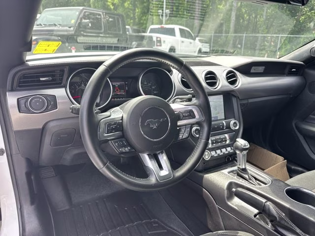 2019 White Ford Mustang EcoBoost Premium Convertible RWD Convertible